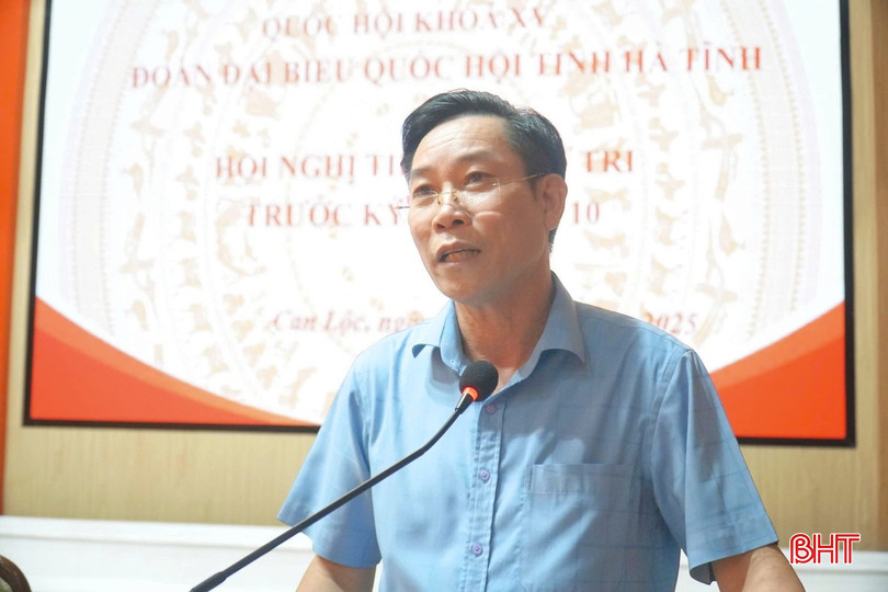 Đồng chí Mai Lê Thuộc - Phó Giám đốc Sở Y tế Hà Tĩnh trả lời một số nội dung liên quan tới lĩnh vực y tế.